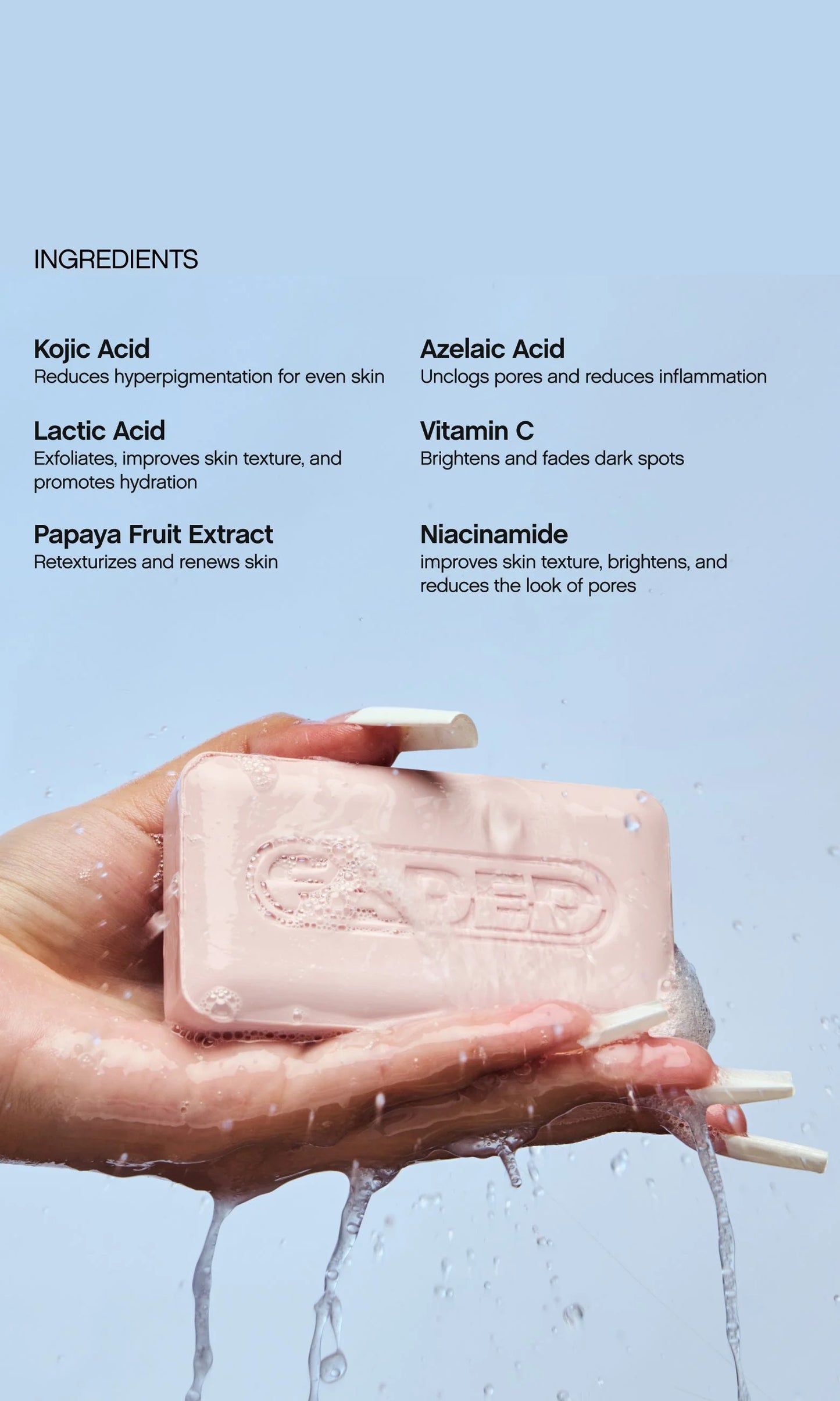Faded Brightening Cleansing Bar