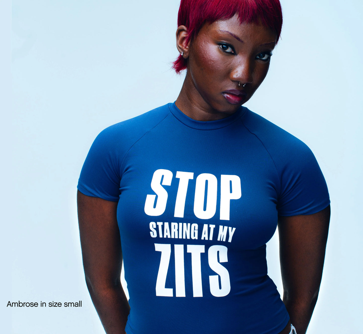Stop Staring at My Zits Tee