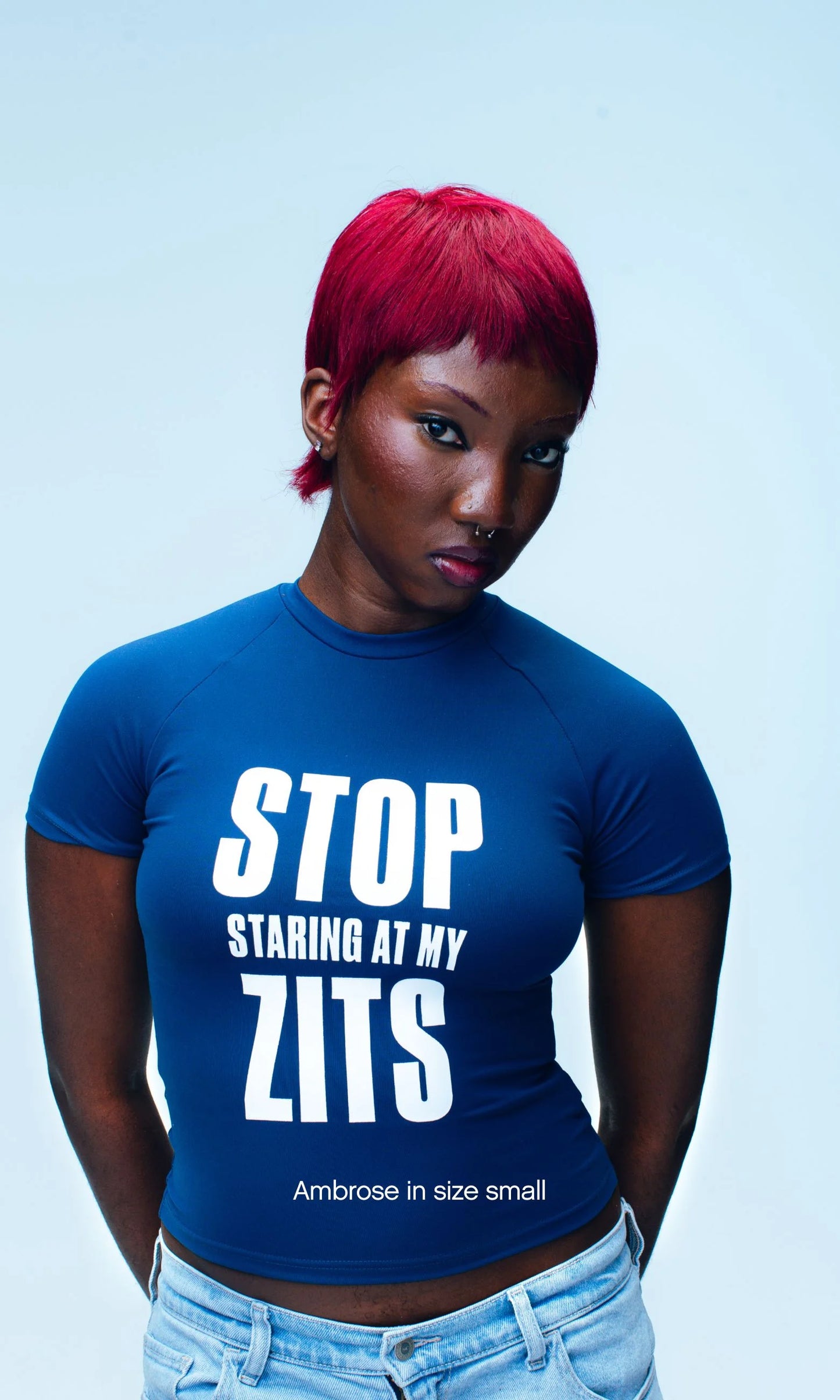 Stop Staring at My Zits Tee